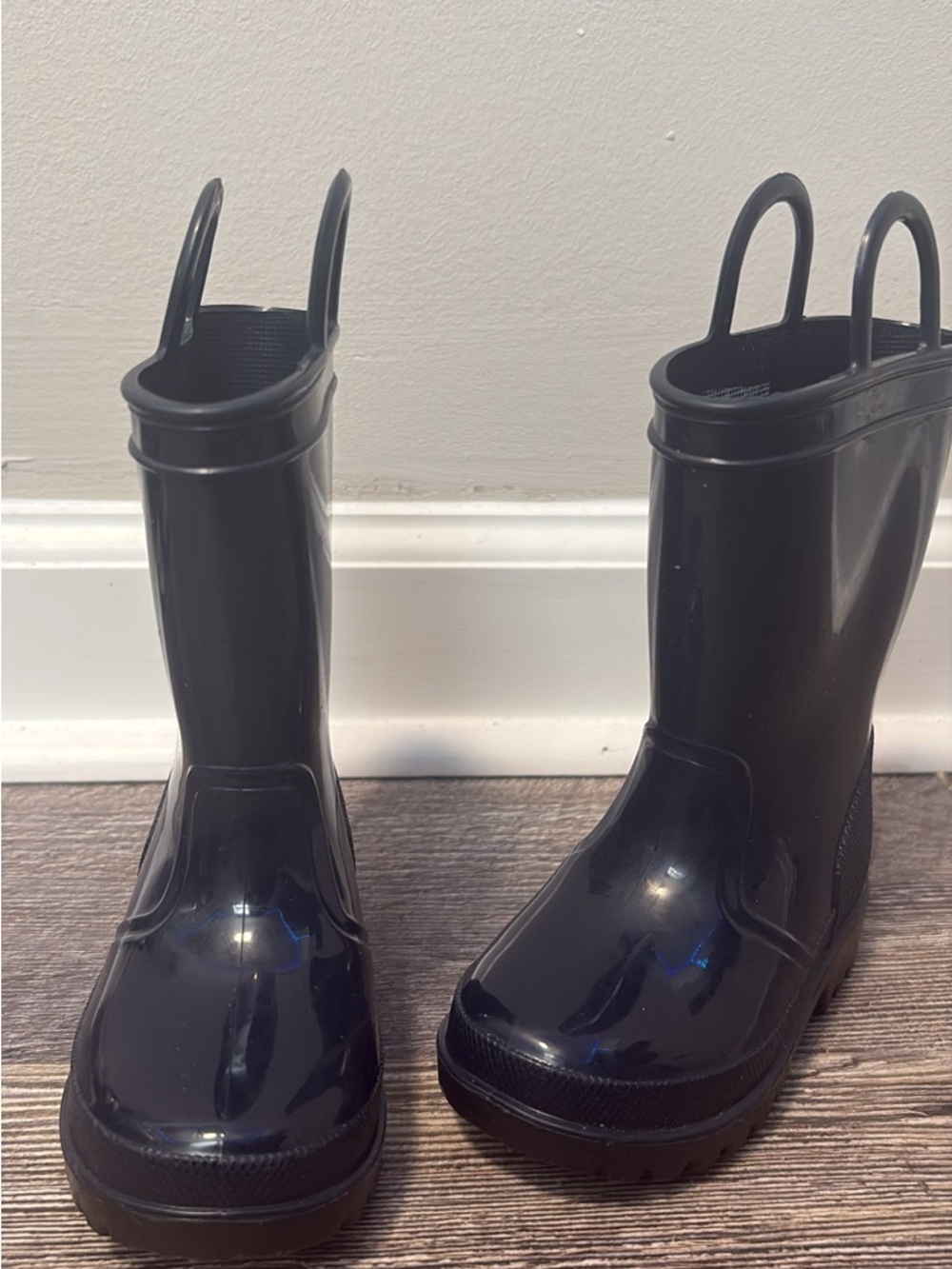 Kids Waterproof Rain Boots - Navy